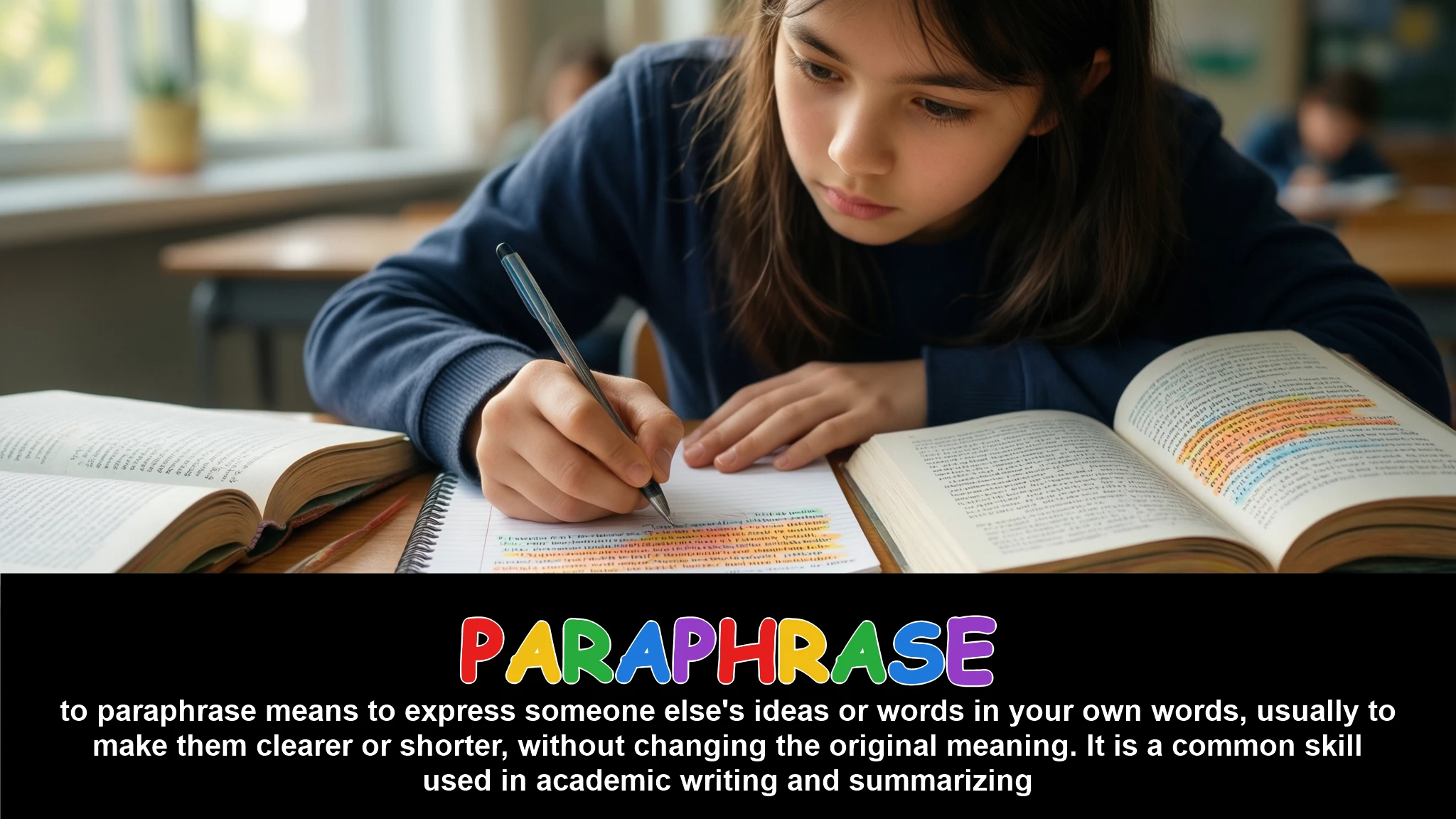 English Illustration for paraphrase